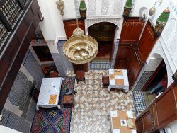 Casa Aya Medina: the inner courtyard
