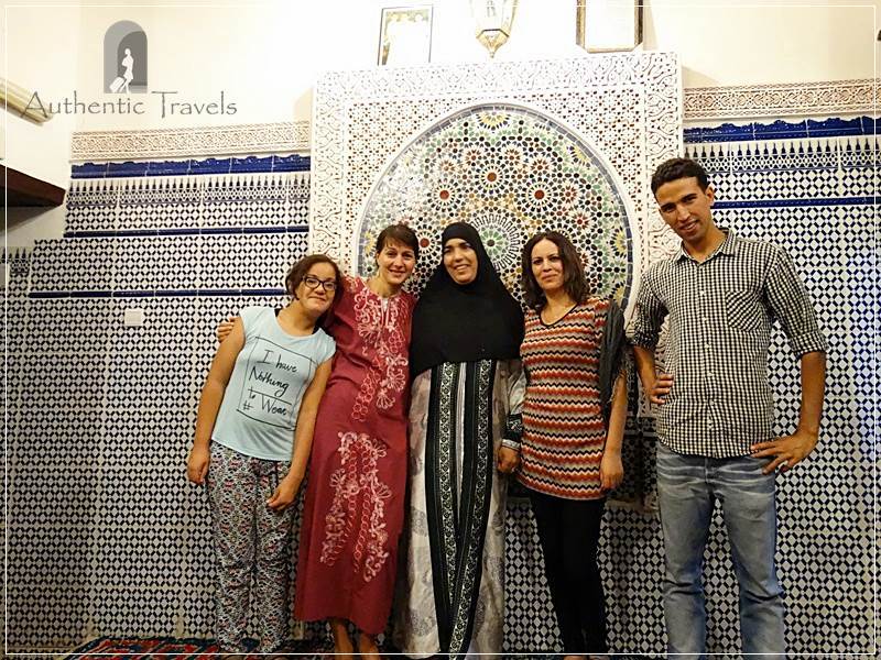 Casa Aya Medina: with Milouda, Mohammed, and other family members
