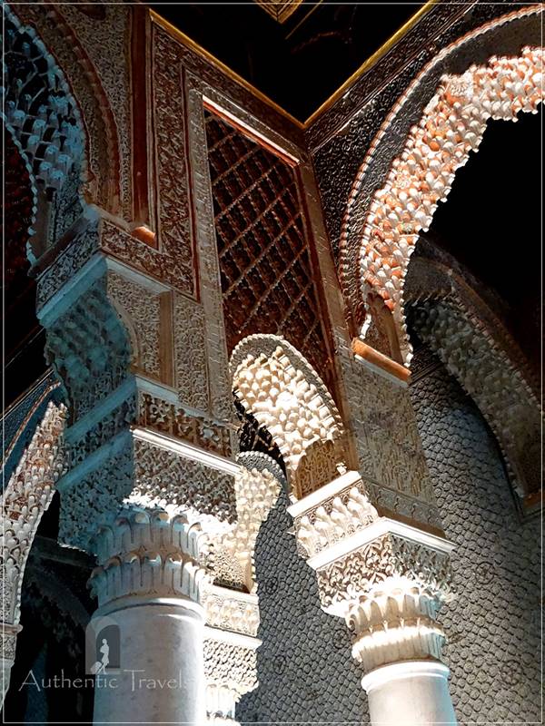 The kasbah of Marrakesh - The Pink City: the Saadian Tombs