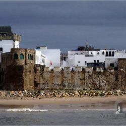Assilah: view of the medina as seen from the seaside