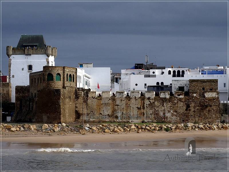 Assilah: view of the medina as seen from the seaside