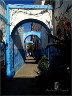 Larache: a street in the old medina