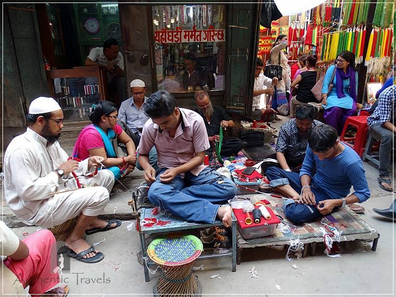 Kathmandu – Indra Chowk: the bead shops for married Nepalese women