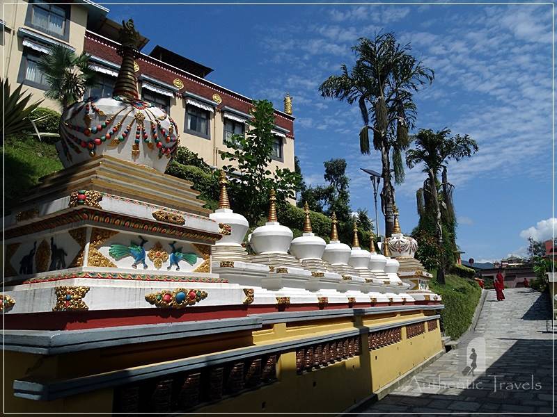 Kopan Monastery: the prayer wheels