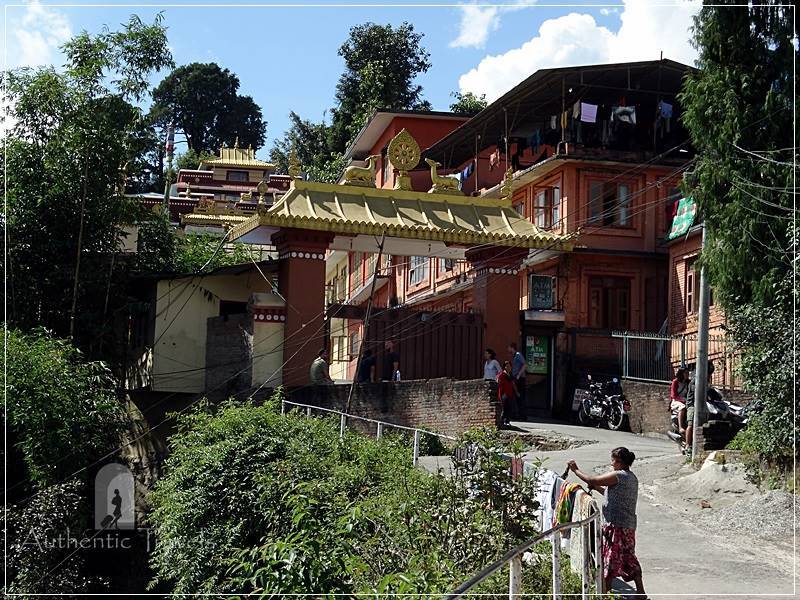 Kopan Monastery: the main gate