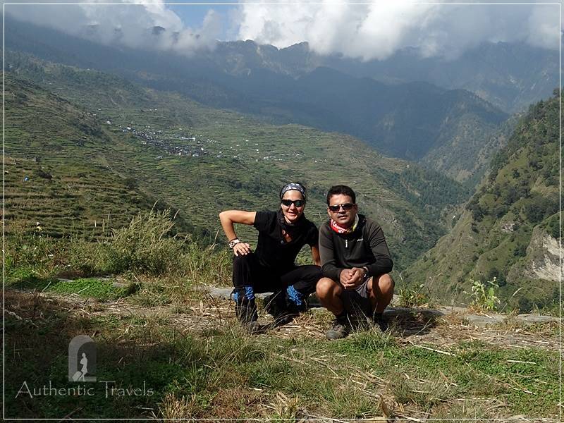 Tamang Heritage Trail - Day 2: Heading toward the Bamdang Khola Valley (with my guide-cum-porter Rishi)