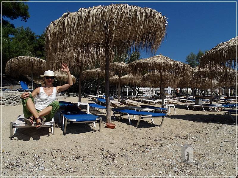 Thassos Island - Kavala: Batis Multiplex Camping by the beach
