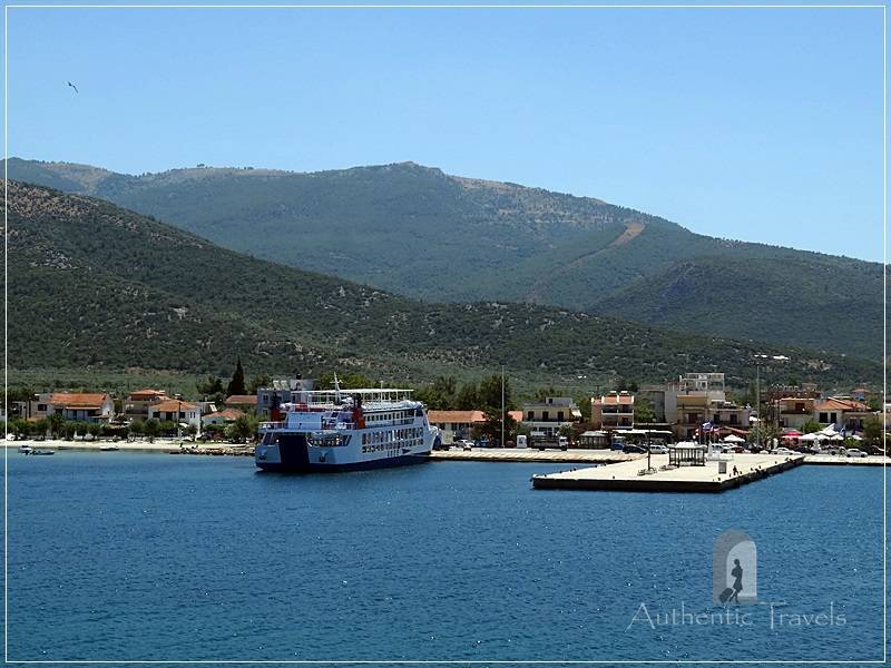 Reaching Skala Prinos small port in Thassos Island