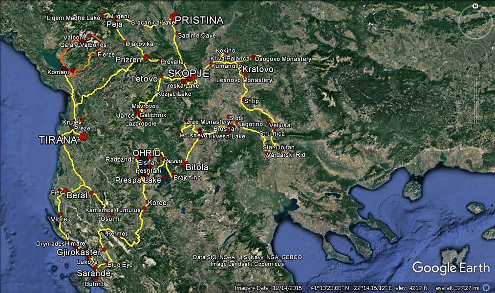 Balkan Countries Travel Planning 2017 - Macedonia, Albania, Kosovo