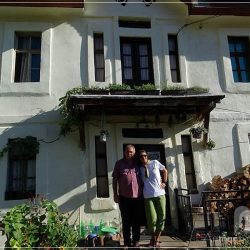 Etno House Shancheva - with Stevce Donevski in front of his guesthouse from Kratovo