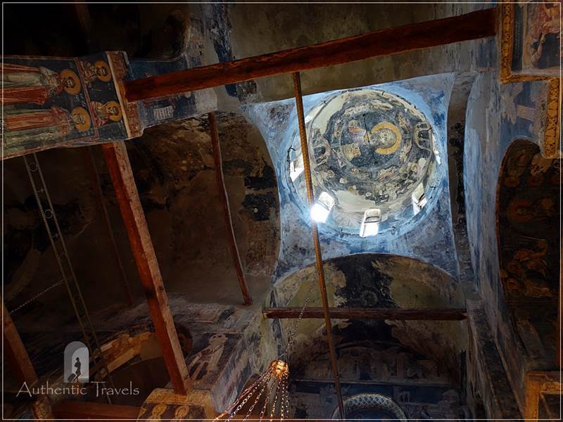 Staro Nagorichane - the interior frescoes inside the church of Saint George