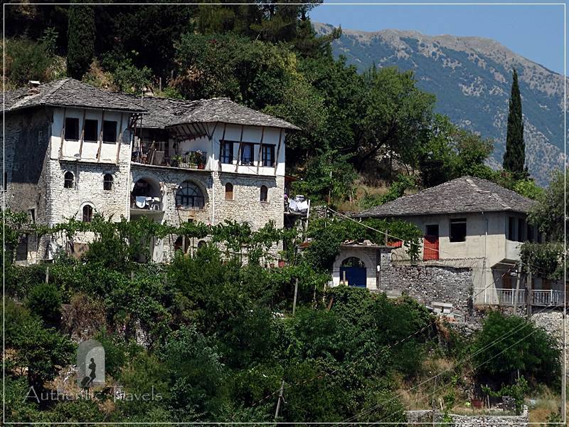 Gjirokastra - typical Ottoman houses