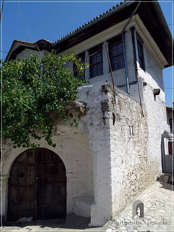 Berat Castle - traditional Ottoman house