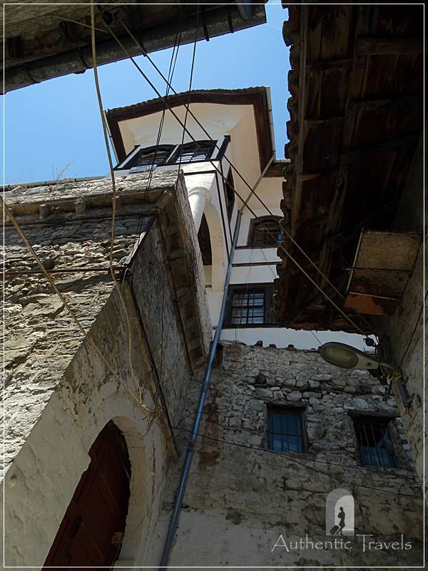 Berat - Mangalan Quarter: traditional Ottoman houses
