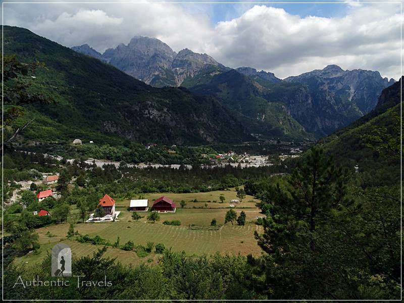 Gjecaj Theth Village - in the middle of the Albanian Alps 