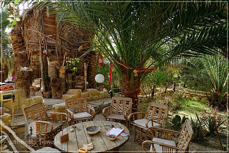 Shamofs Art Camp: the sitting area in the garden