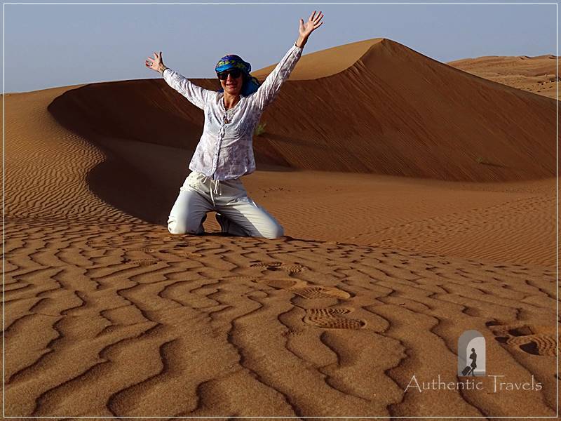 Sharqiya Sands - on top of the dunes